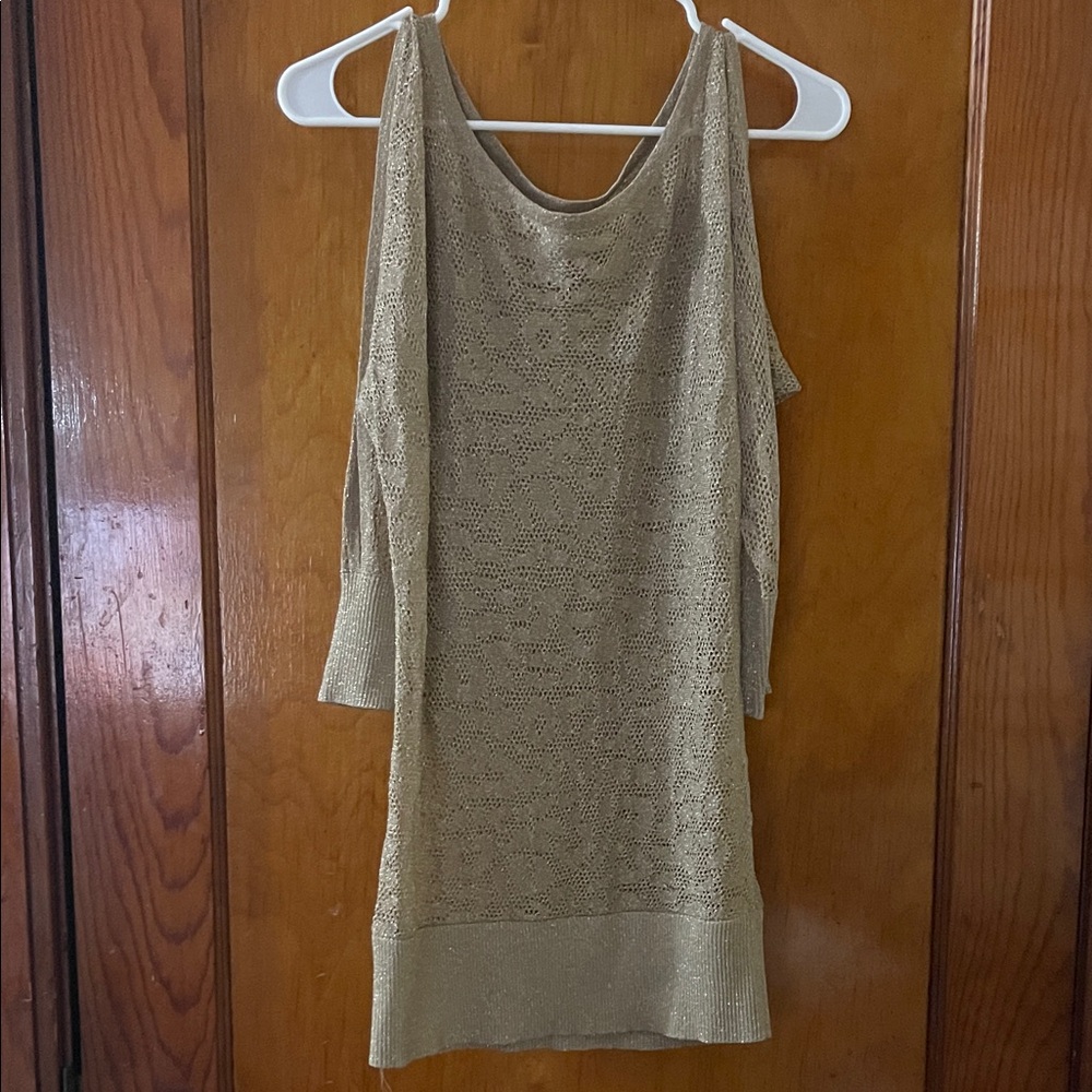 Vintage Cache Gold Tunic Top - Picture 2 of 4